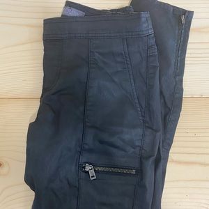 Guess Leather Moto Joggers